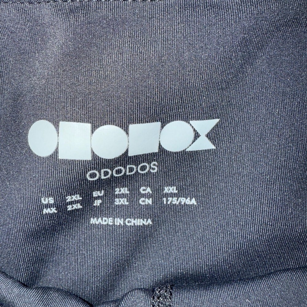 Ododos Geometric Print Leggings - Picture 2 of 3